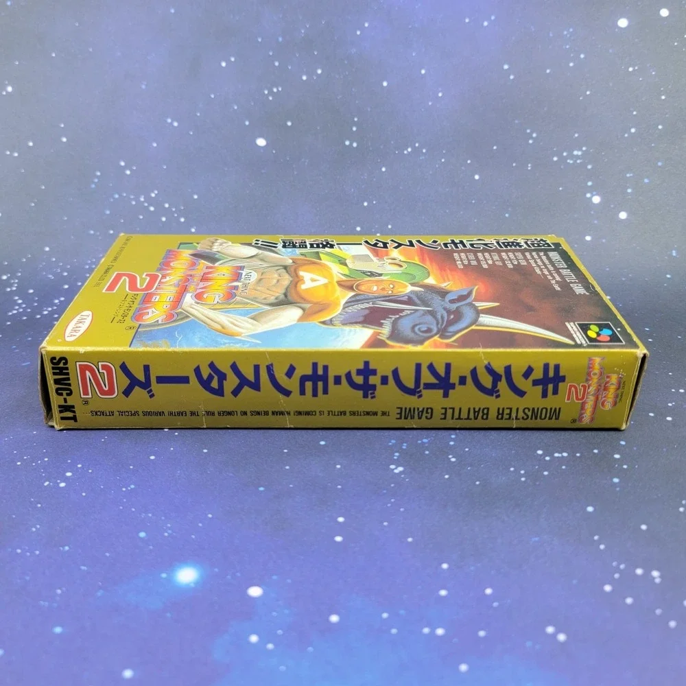 King of Monsters 2 (Nintendo Super Famicom) Video Game w/ Box & Manual 1569